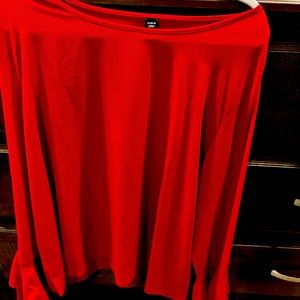 Pretty rich red top size xl